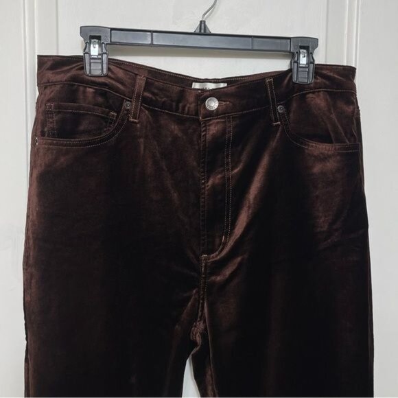 New AGOLDE Nico High Rise Slim Boot in Chocolate Milk Size 32 - Picture 8 of 16